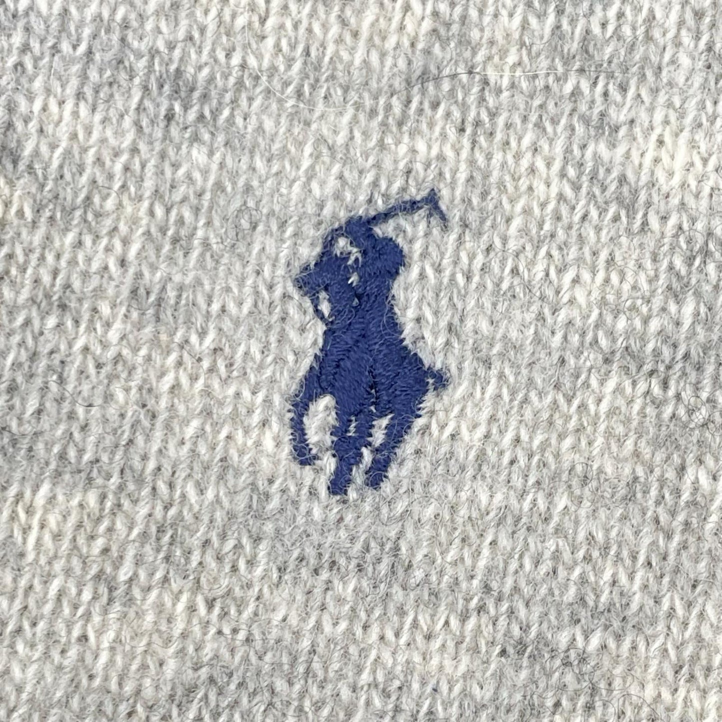 POLObyRalphLauren ポロラルフローレン 90's グレー プルオーバーウールニット トップス