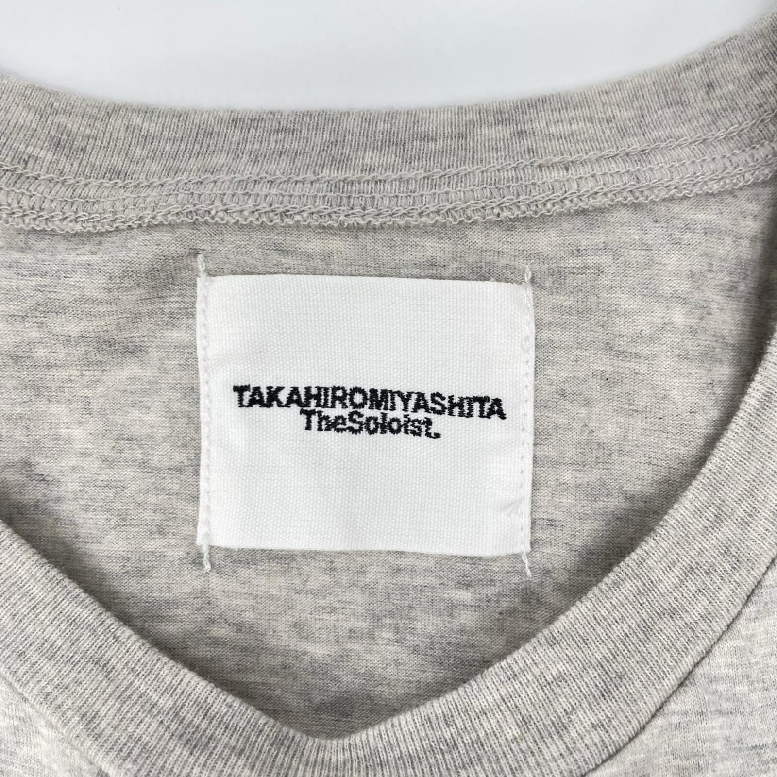 TAKAHIROMIYASHITA The SoloIst. タカヒロミヤシタ ザ ソロイスト. グレー s/s regular size pocket tee トップス