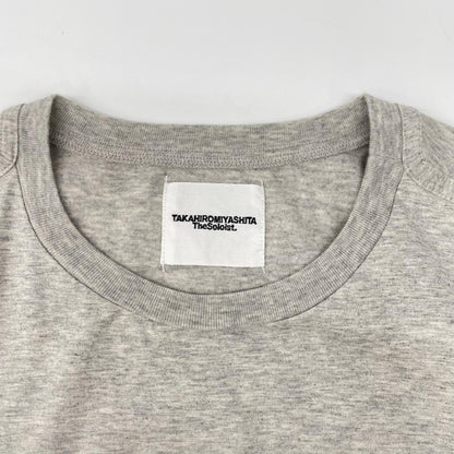 TAKAHIROMIYASHITA The SoloIst. タカヒロミヤシタ ザ ソロイスト. グレー s/s regular size pocket tee トップス
