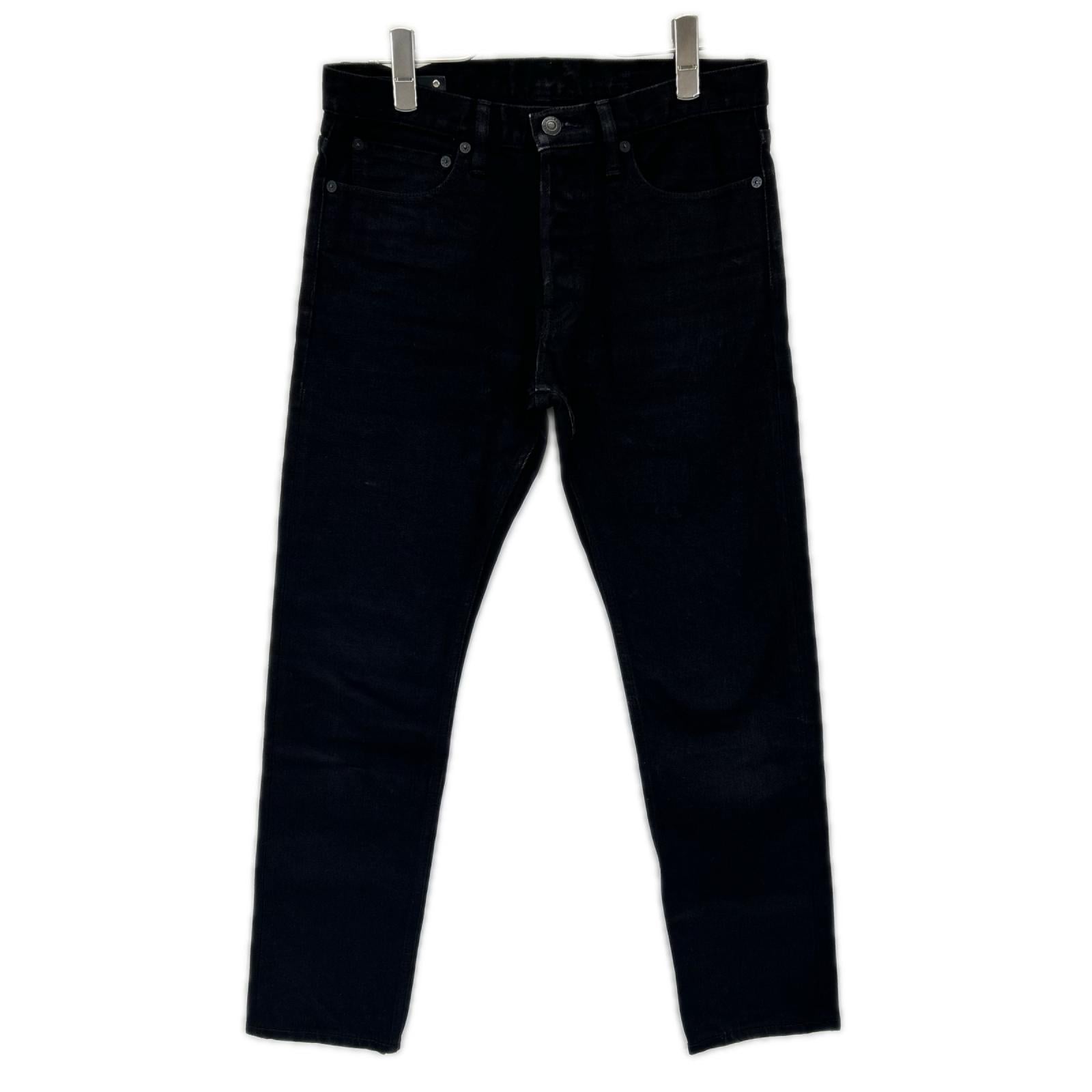 MINEDENIM マインデニム ブラック S.Slim STR 5pocket スリムデニムパンツ ボトムス