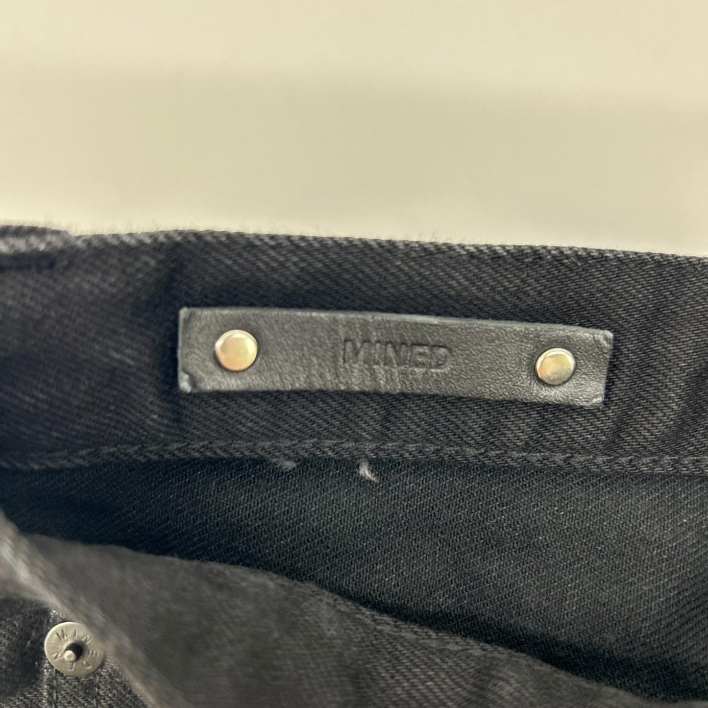 MINEDENIM マインデニム ブラック S.Slim STR 5pocket スリムデニムパンツ ボトムス