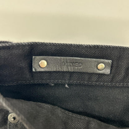 MINEDENIM マインデニム ブラック S.Slim STR 5pocket スリムデニムパンツ ボトムス