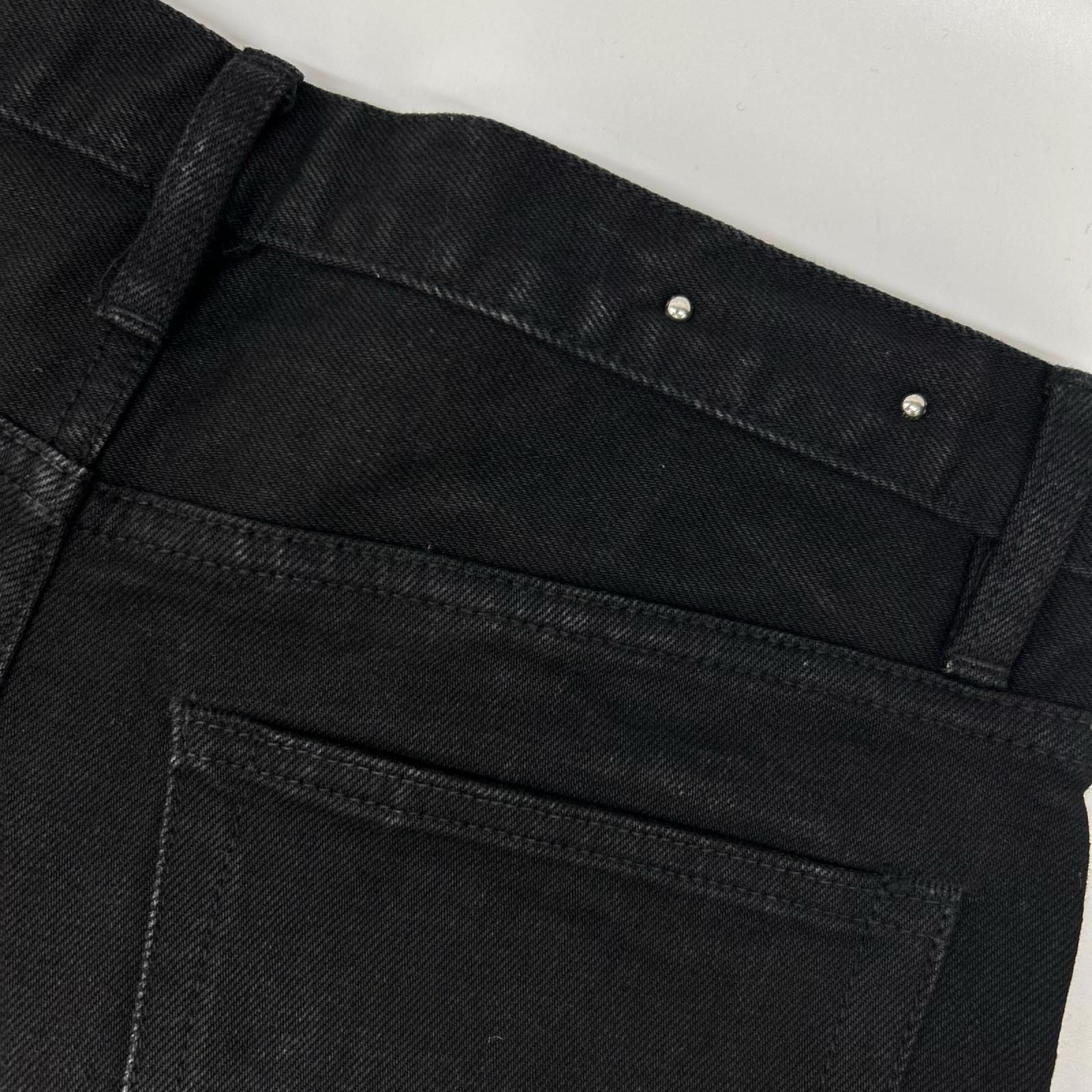 MINEDENIM マインデニム ブラック S.Slim STR 5pocket スリムデニムパンツ ボトムス
