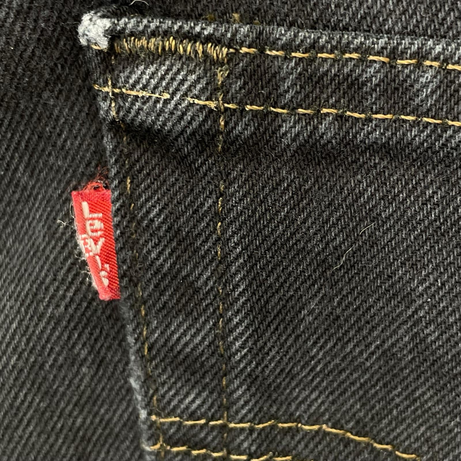 LEVI'S リーバイス 90's USA製 後染めブラック 501 デニムパンツ ボトムス