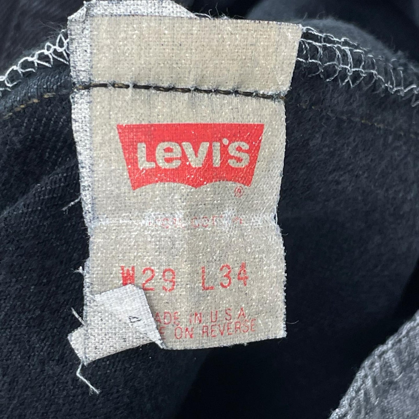 LEVI'S リーバイス 90's USA製 後染めブラック 501 デニムパンツ ボトムス
