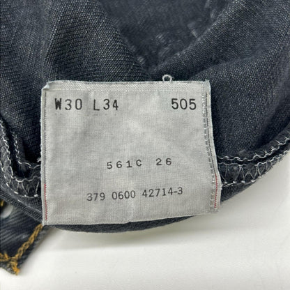 LEVI'S リーバイス 00's USA製 先染めブラック 505 デニムパンツ ボトムス