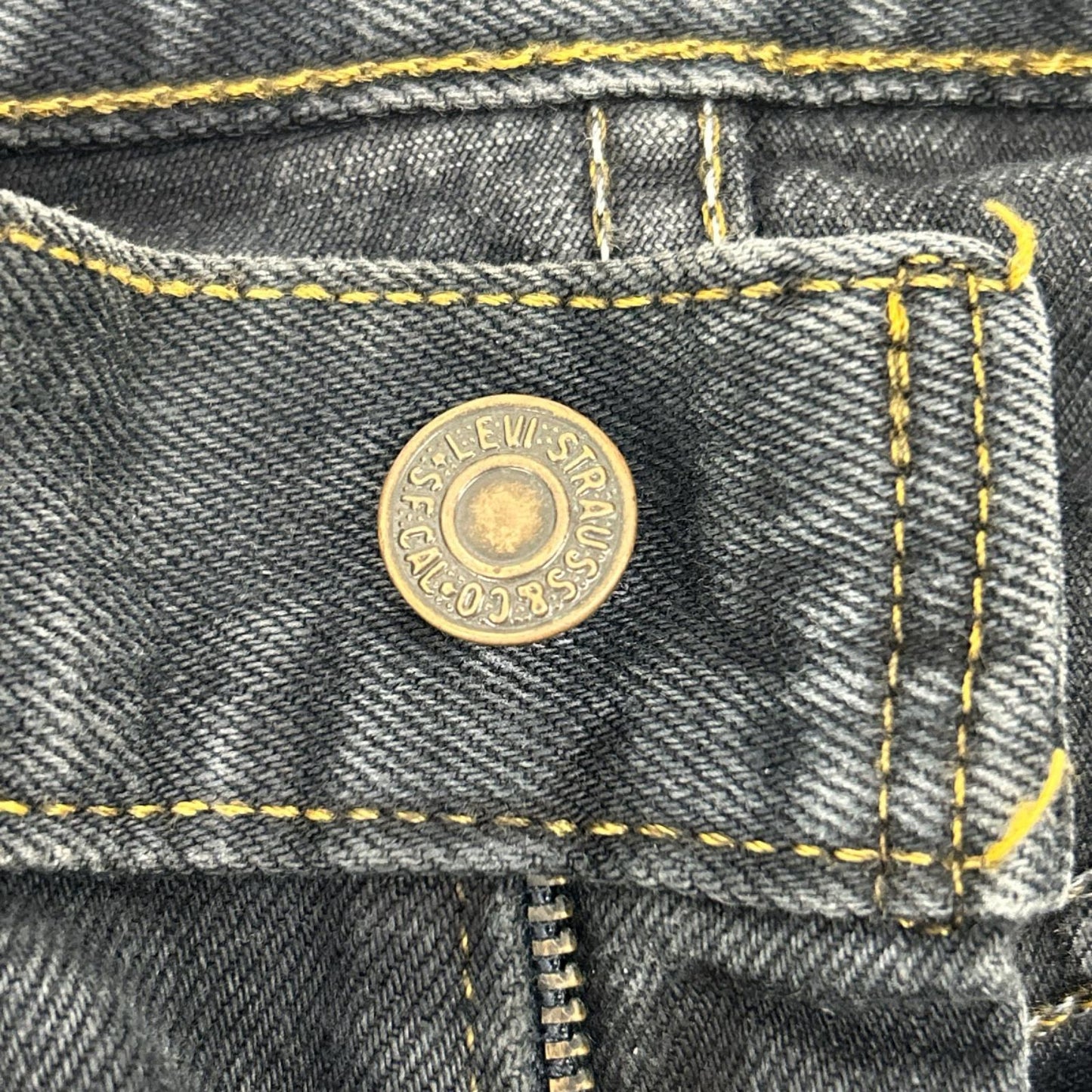 LEVI'S リーバイス 00's USA製 先染めブラック 505 デニムパンツ ボトムス