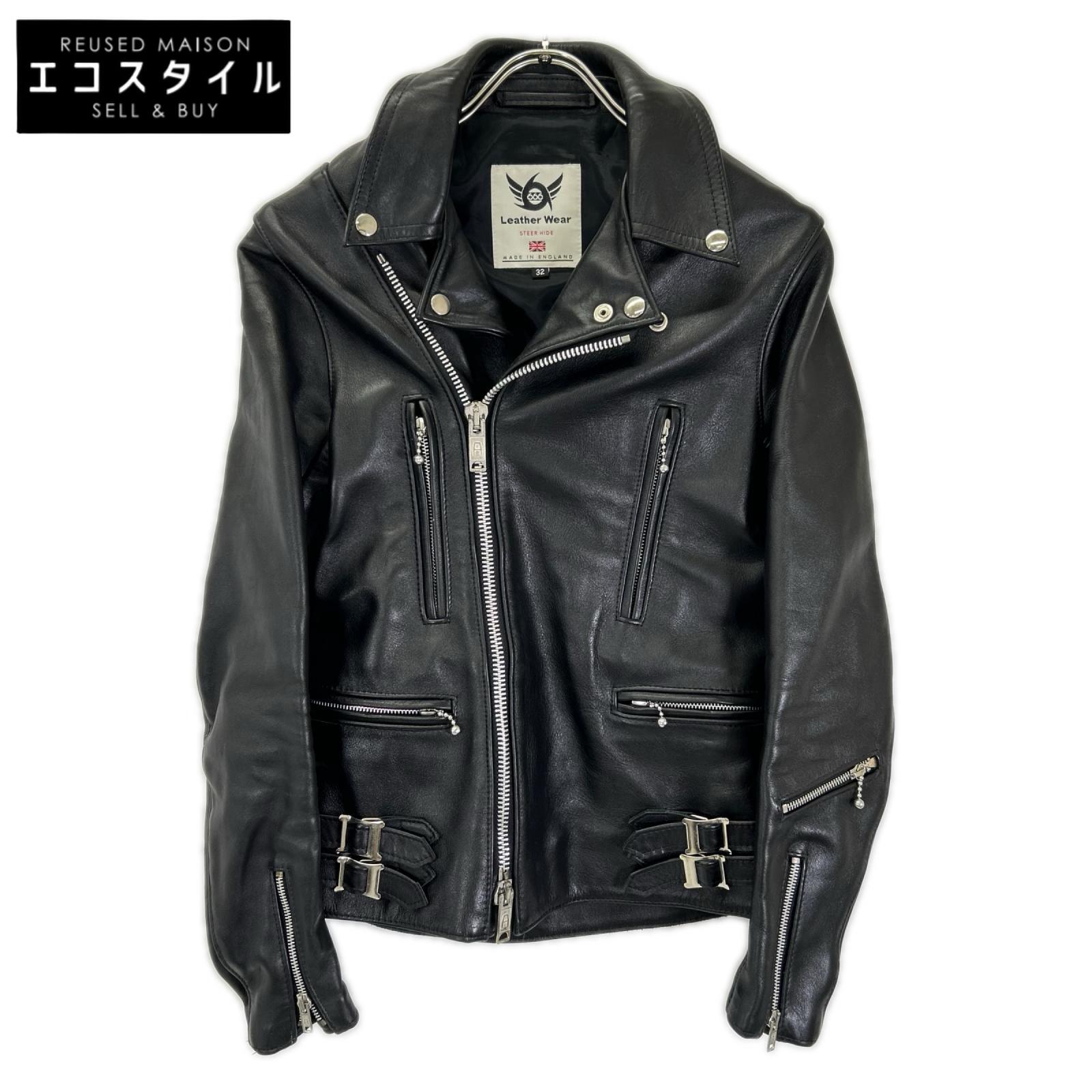 666 666トリプルシックス ブラック LMJ-1TF ブラック サイドベルト ダブルライダース ジャケット ジャケット