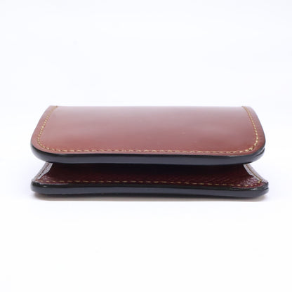 WILDSWANS ワイルドスワンズ 【美品】SP-CASA カーサ ホーウェン社 シェルコードバン/イングリッシュブライドル ミニ財布 二つ折り財布（小銭入れあり）