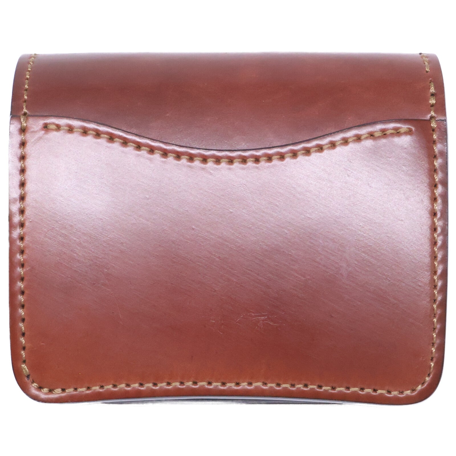 WILDSWANS ワイルドスワンズ 【美品】SP-CASA カーサ ホーウェン社 シェルコードバン/イングリッシュブライドル ミニ財布 二つ折り財布（小銭入れあり）