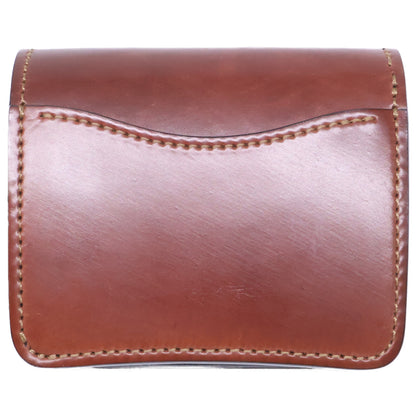 WILDSWANS ワイルドスワンズ 【美品】SP-CASA カーサ ホーウェン社 シェルコードバン/イングリッシュブライドル ミニ財布 二つ折り財布（小銭入れあり）