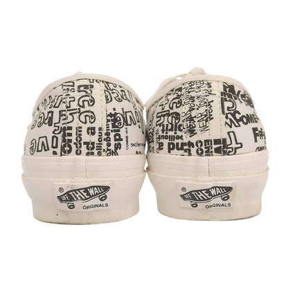 COMMEdesGARCONS コムデギャルソン ×VANS 美品 ローカットスニーカー レディース ホワイト 24.5cm OZ-K101-001 シューズ