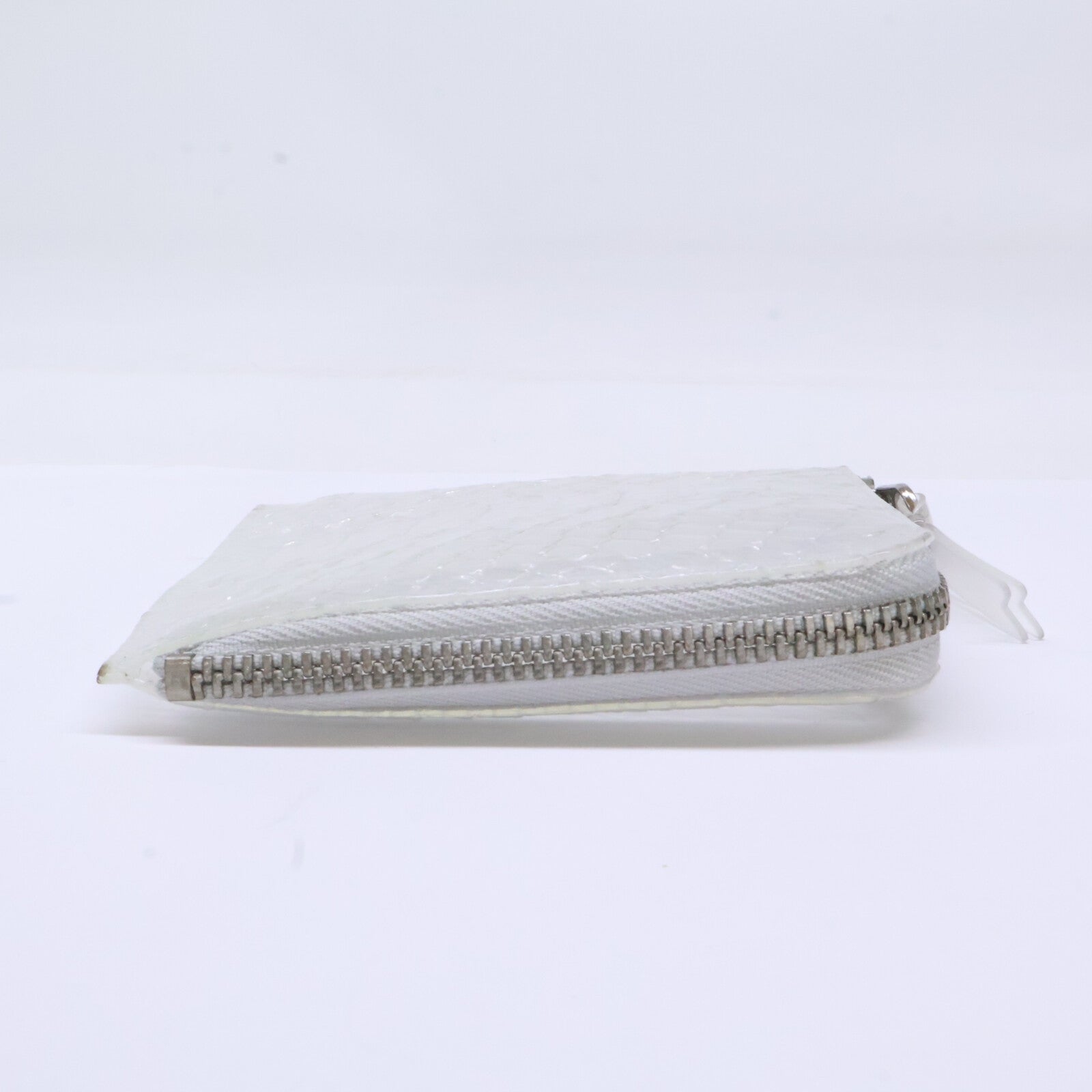 COMMEdesGARCONS コムデギャルソン 8Z-T310-051 SA3100ST SNAKE TRANSPARENT L ZIP WALLET 型押し L字ジップ ウォレット コインケース