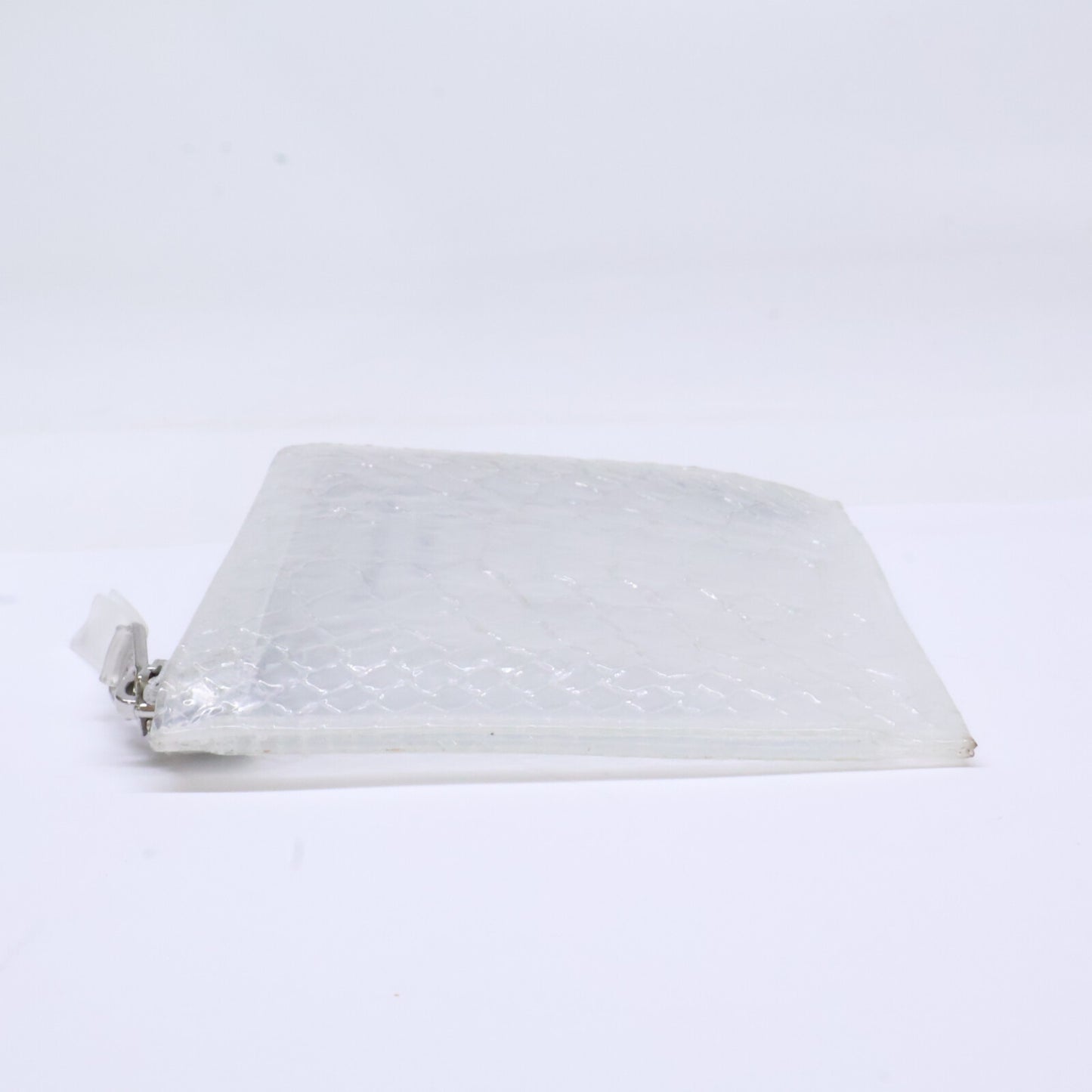 COMMEdesGARCONS コムデギャルソン 8Z-T310-051 SA3100ST SNAKE TRANSPARENT L ZIP WALLET 型押し L字ジップ ウォレット コインケース