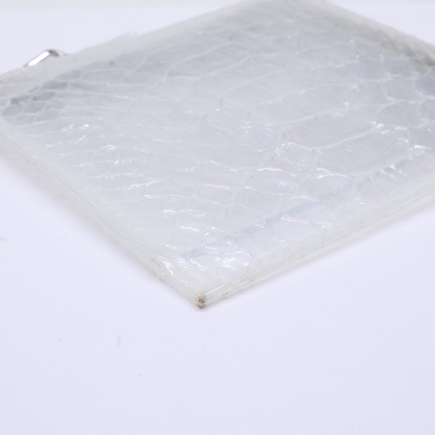 COMMEdesGARCONS コムデギャルソン 8Z-T310-051 SA3100ST SNAKE TRANSPARENT L ZIP WALLET 型押し L字ジップ ウォレット コインケース