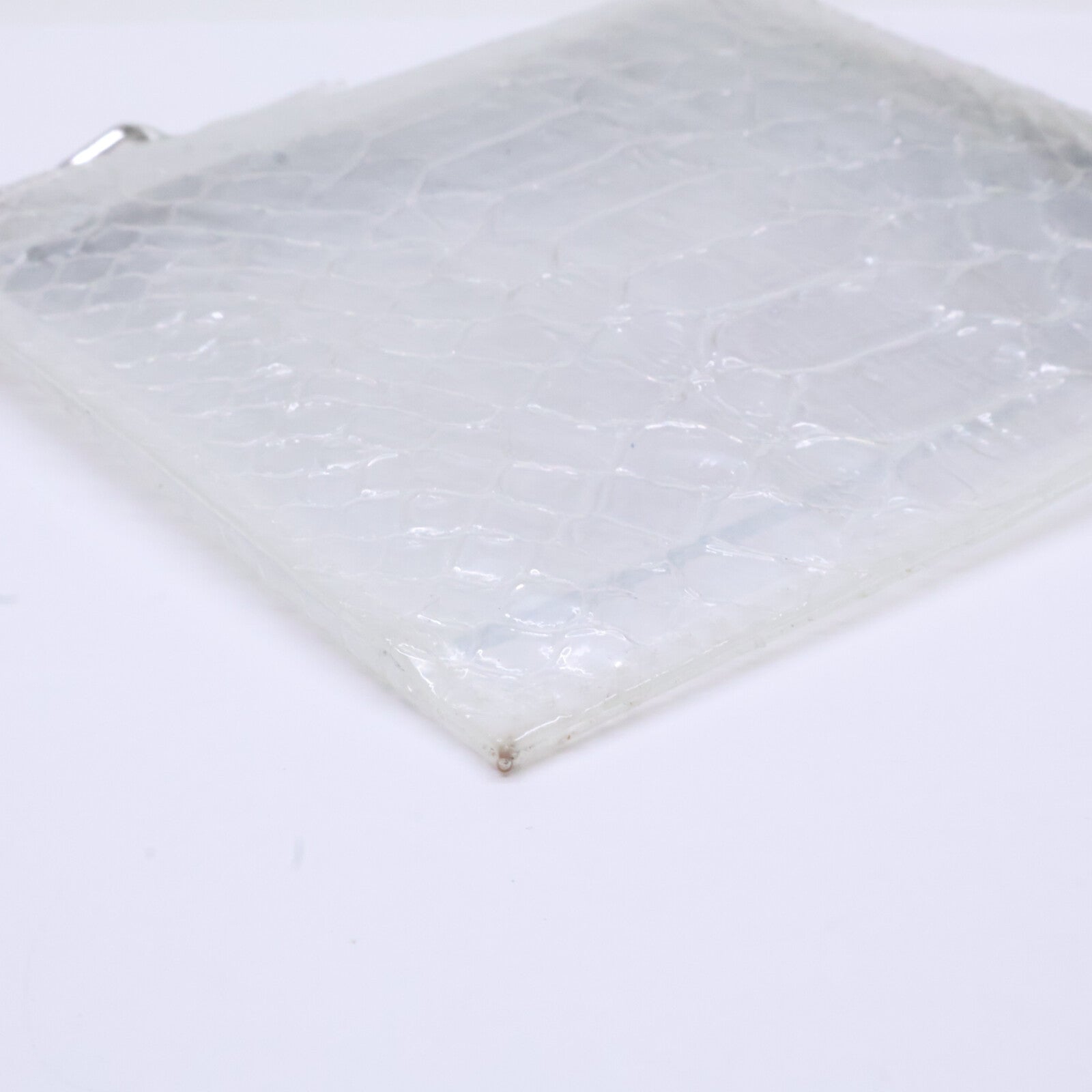COMMEdesGARCONS コムデギャルソン 8Z-T310-051 SA3100ST SNAKE TRANSPARENT L ZIP WALLET 型押し L字ジップ ウォレット コインケース