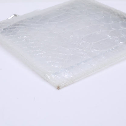 COMMEdesGARCONS コムデギャルソン 8Z-T310-051 SA3100ST SNAKE TRANSPARENT L ZIP WALLET 型押し L字ジップ ウォレット コインケース