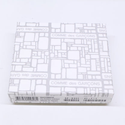 COMMEdesGARCONS コムデギャルソン 8Z-K031-051 SA3100CP CLASSIC PRINT LINE C -Polka Dot Print L字ジップ ウォレット コインケース