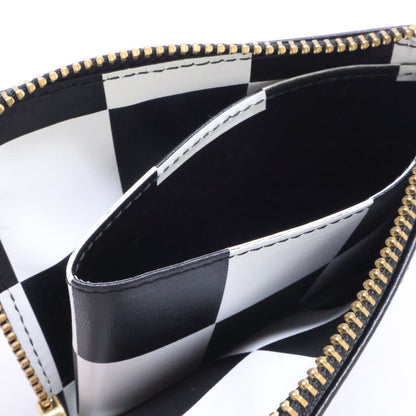 COMMEdesGARCONS コムデギャルソン 8Z-K031-051 SA3100CP CLASSIC PRINT LINE C -Polka Dot Print L字ジップ ウォレット コインケース