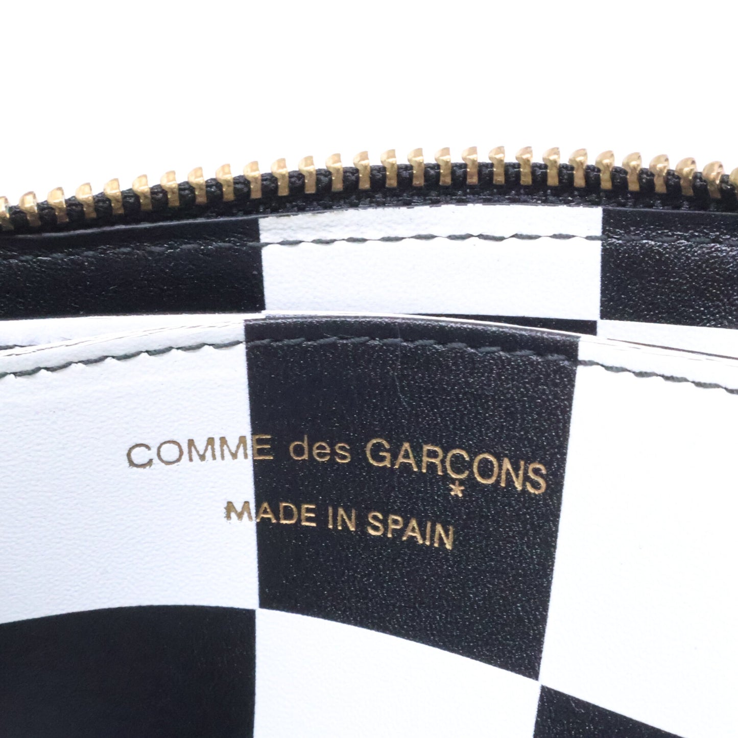 COMMEdesGARCONS コムデギャルソン 8Z-K031-051 SA3100CP CLASSIC PRINT LINE C -Polka Dot Print L字ジップ ウォレット コインケース