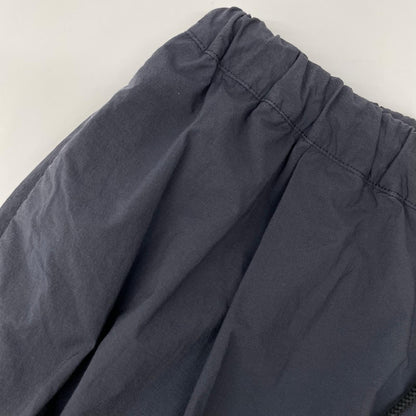 STILL BY HAND スティルバイハンド チャコール コットン×ナイロン ウエストゴム 裾ジップ トレーニングパンツ ボトムス