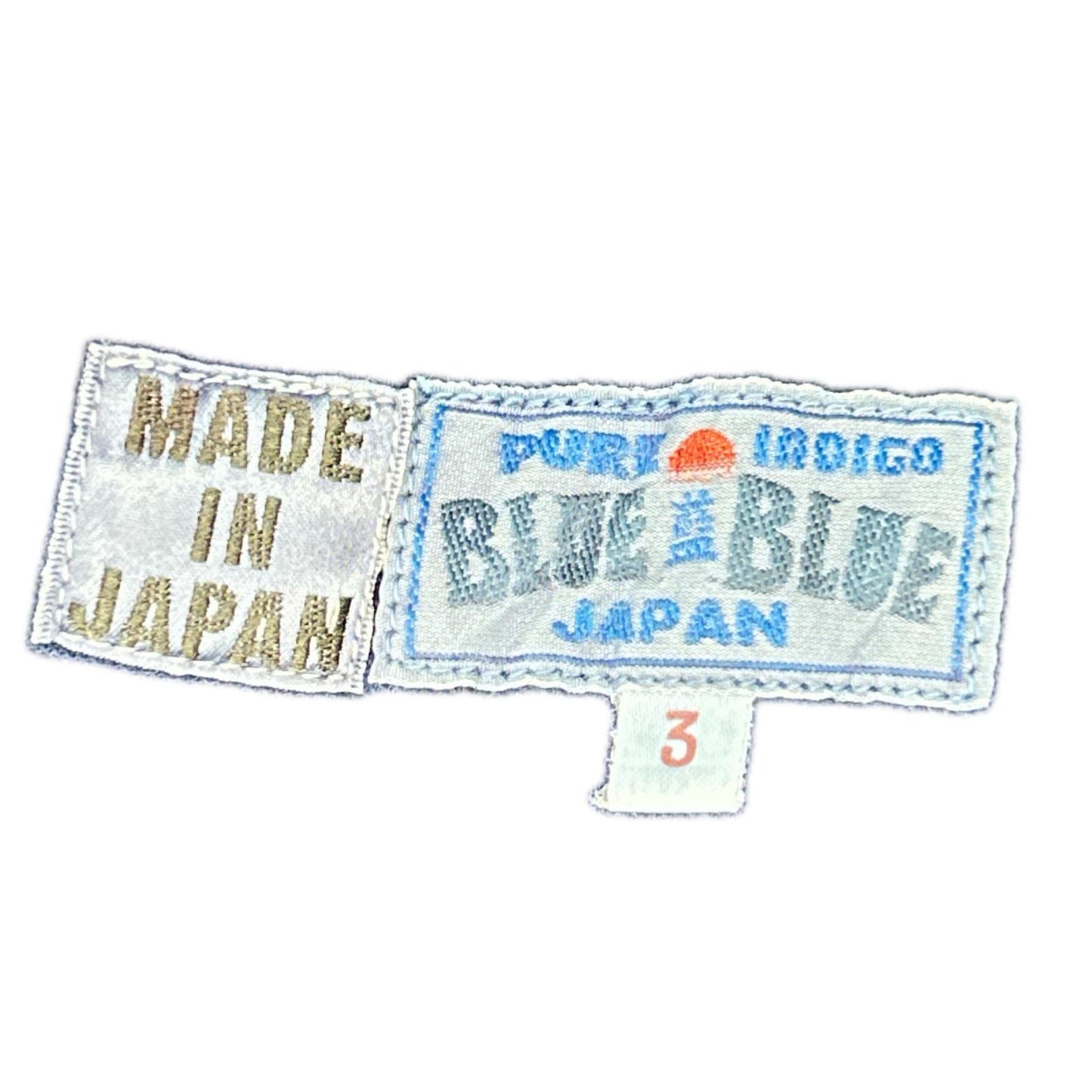 BLUEBLUE ブルーブルー インディゴ コットン ジップフライ 刺し子生地 イージーパンツ ボトムス