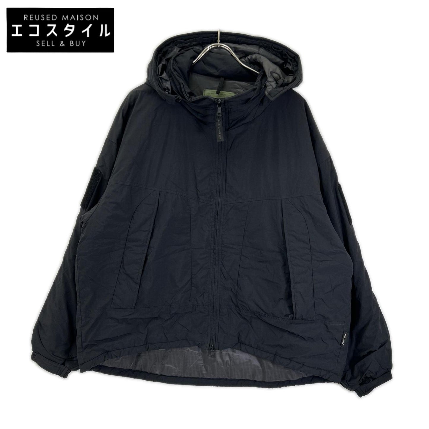 WILD THINGS ワイルドシングス WT24103SN ブラック ナイロン SHORT MONSTER PARKA/ショートモンスターパーカ ジャケット ジャケット