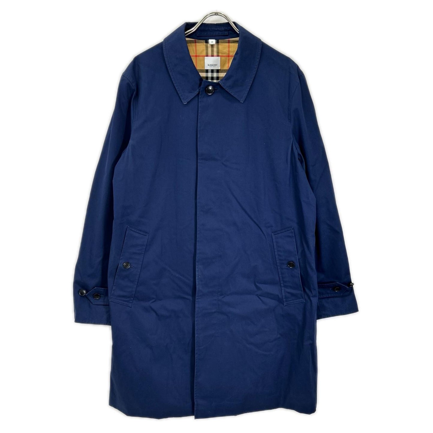 BURBERRY バーバリー ネイビー ノバチェックインナー 比翼トレンチコート コート