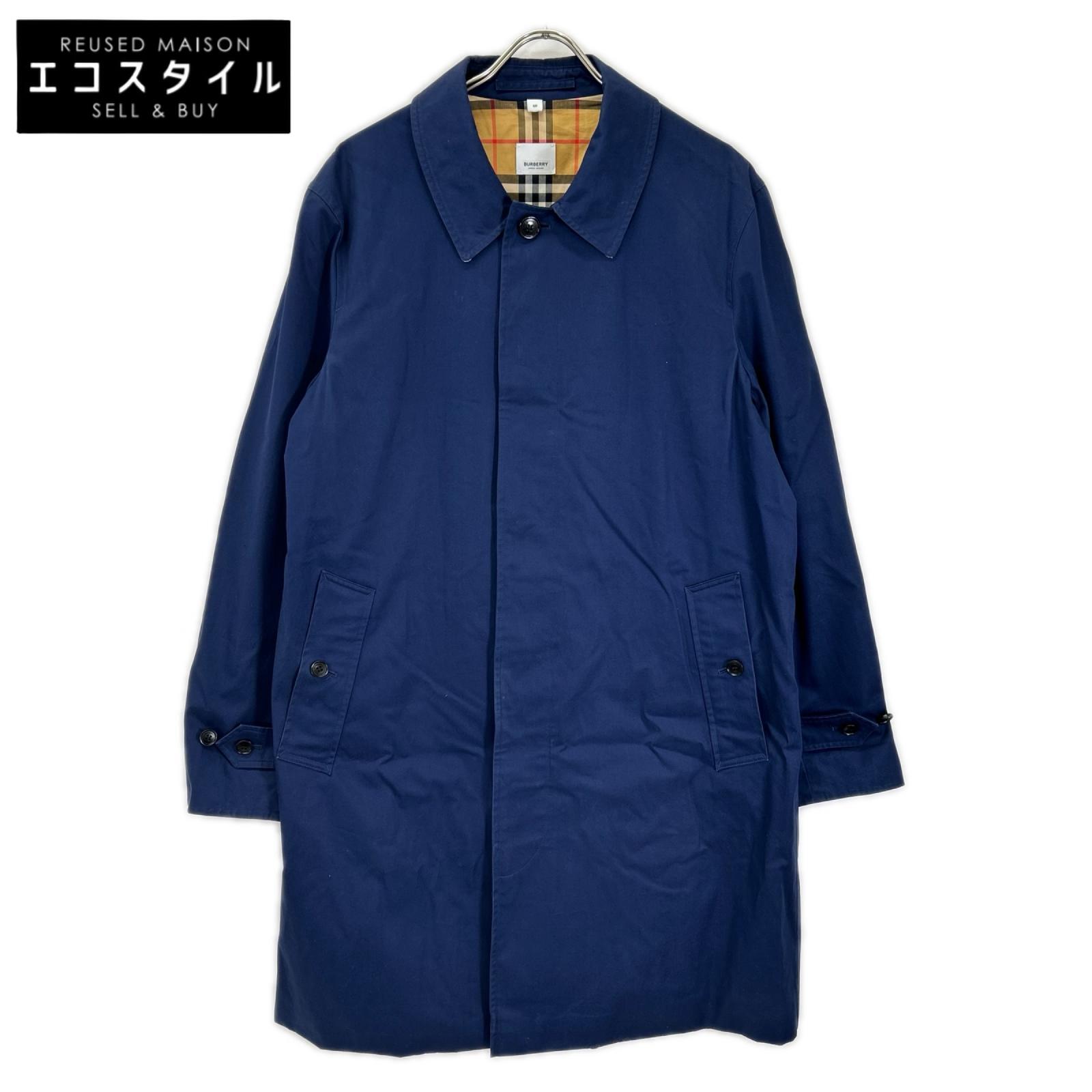 BURBERRY バーバリー ネイビー ノバチェックインナー 比翼トレンチコート コート