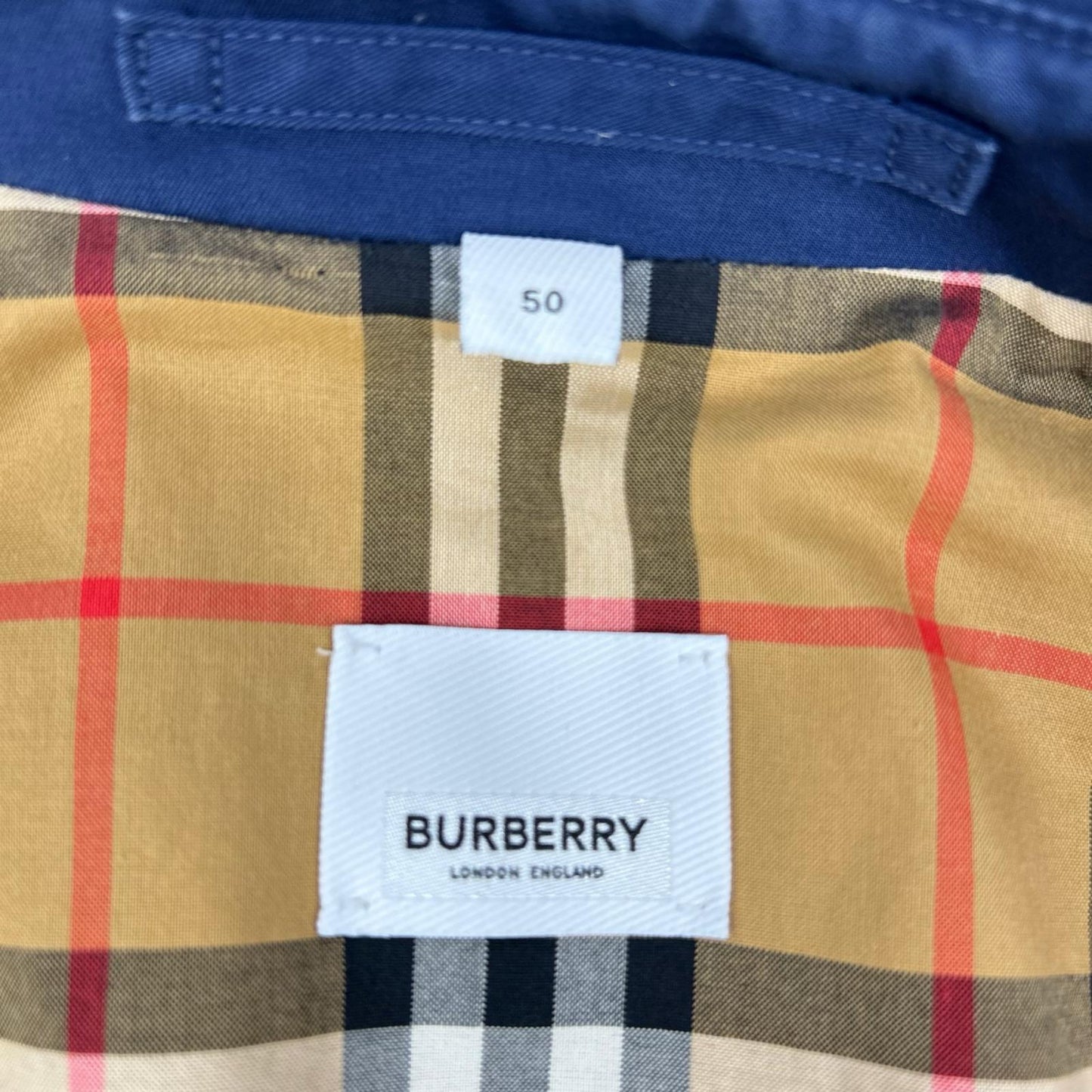BURBERRY バーバリー ネイビー ノバチェックインナー 比翼トレンチコート コート
