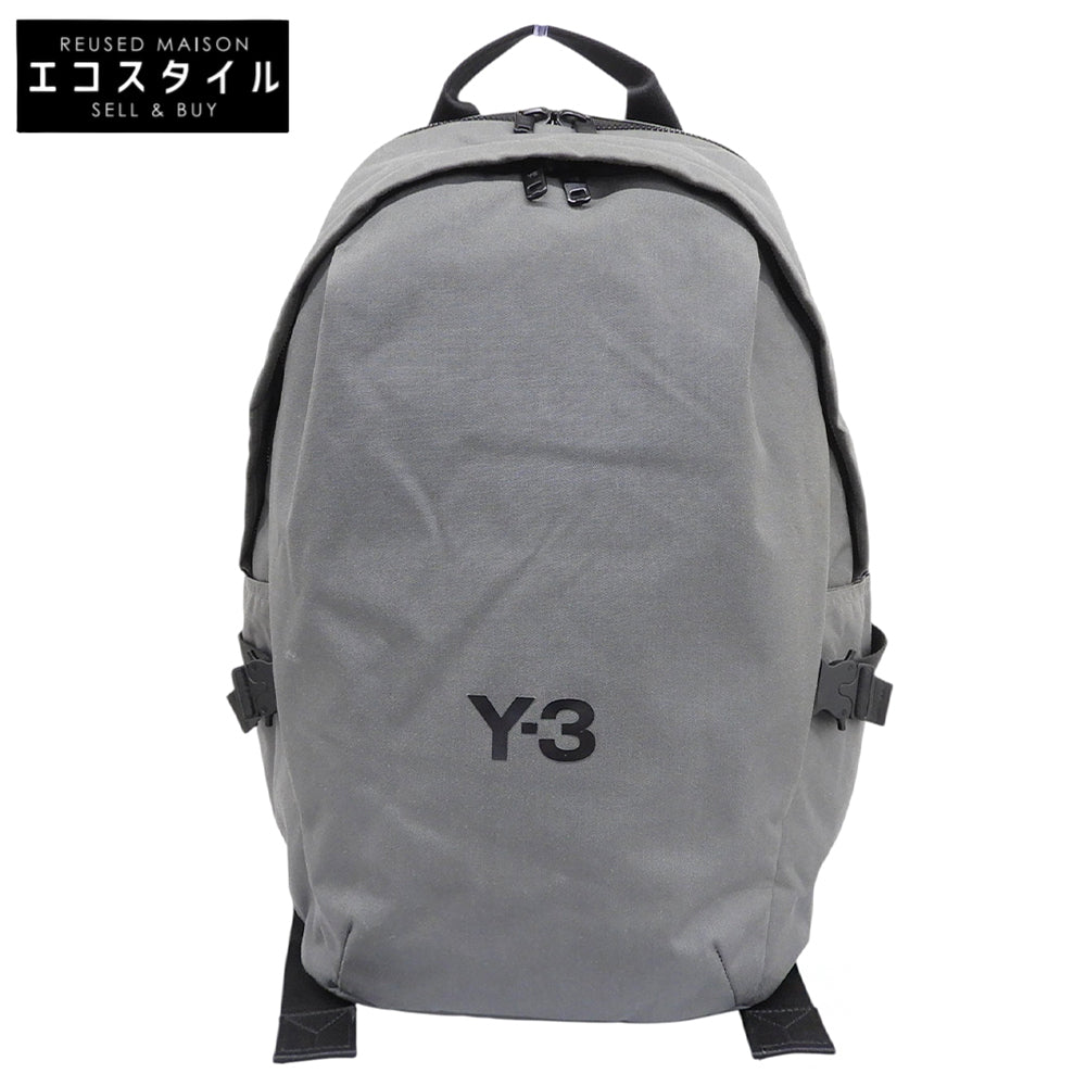 Y-3 ワイスリー Y-3 BACKPACK ロゴプリント バックパック リュック デイパック メンズ チャコール KC0806 リュック バックパック
