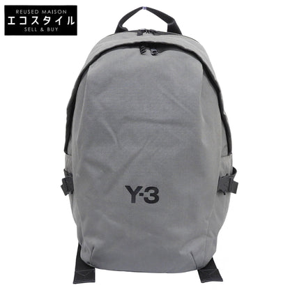 Y-3 ワイスリー Y-3 BACKPACK ロゴプリント バックパック リュック デイパック メンズ チャコール KC0806 リュック バックパック