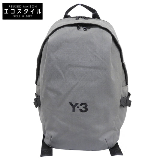Y-3 ワイスリー Y-3 BACKPACK ロゴプリント バックパック リュック デイパック メンズ チャコール KC0806 リュック バックパック