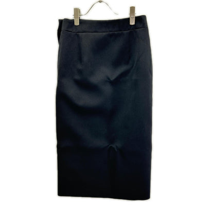 BALENCIAGA バレンシアガ 642174 ブラック ウール デザインボタン スカート スカート