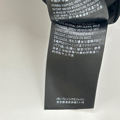 BALENCIAGA バレンシアガ 642174 ブラック ウール デザインボタン スカート スカート
