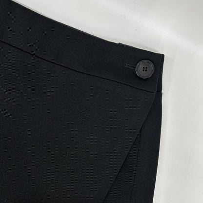 BALENCIAGA バレンシアガ 642174 ブラック ウール デザインボタン スカート スカート