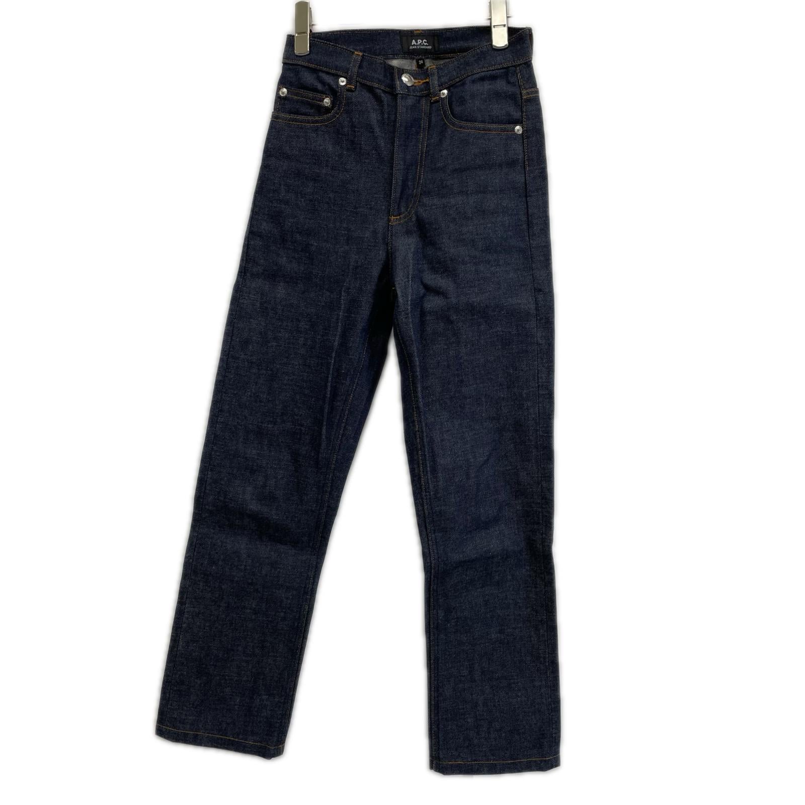 A.P.C. アーペーセー ネイビー コットン100 スキニー デニムパンツ ボトムス