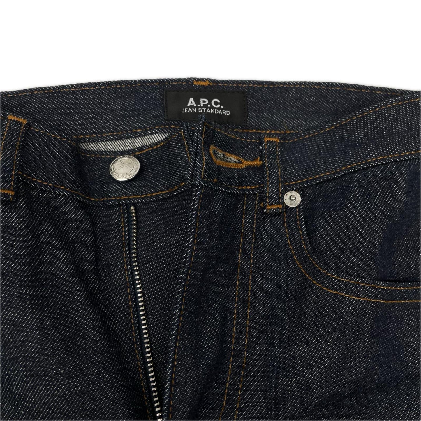 A.P.C. アーペーセー ネイビー コットン100 スキニー デニムパンツ ボトムス