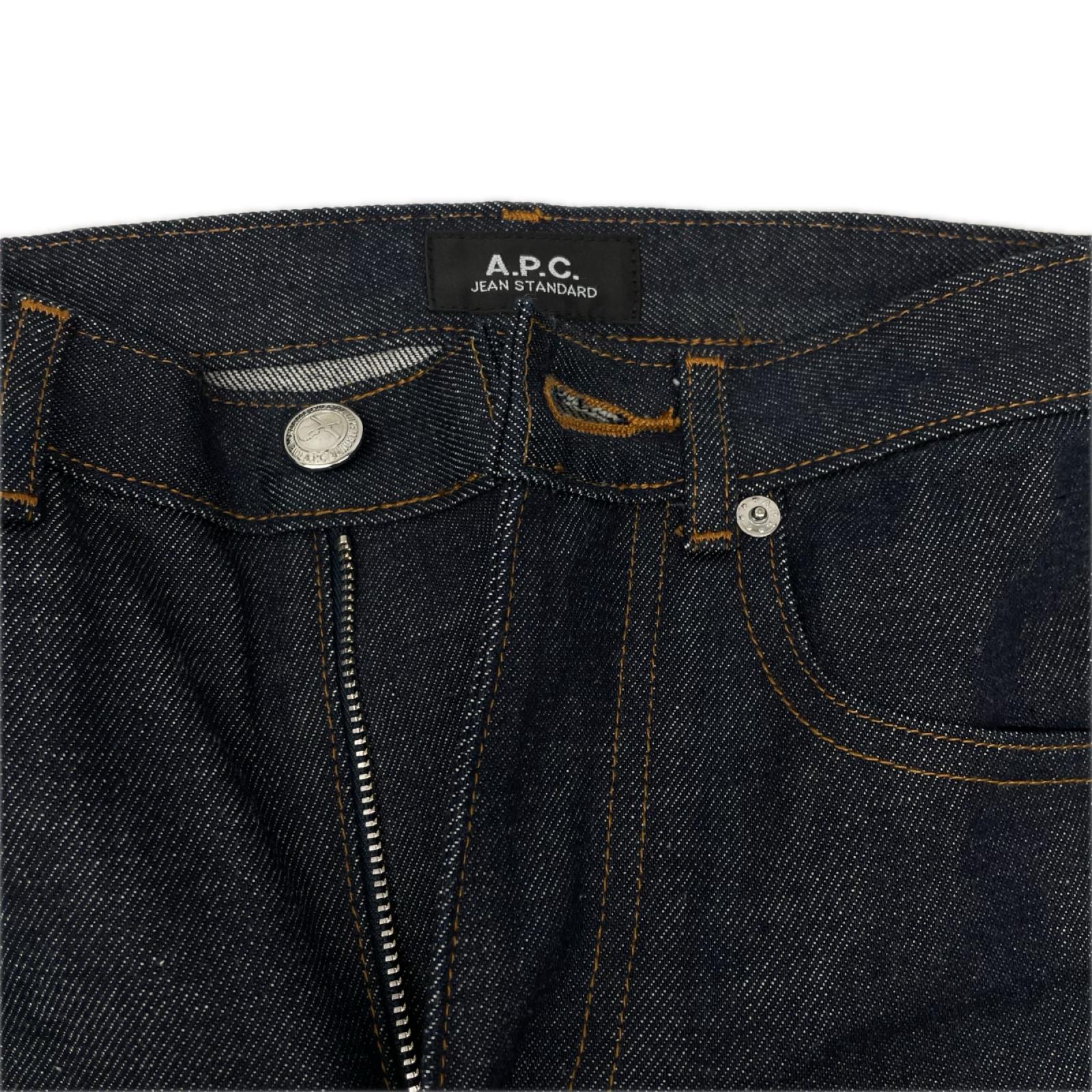 A.P.C. アーペーセー ネイビー コットン100 スキニー デニムパンツ ボトムス