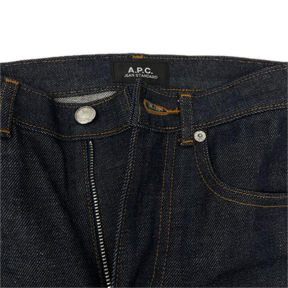 A.P.C. アーペーセー ネイビー コットン100 スキニー デニムパンツ ボトムス