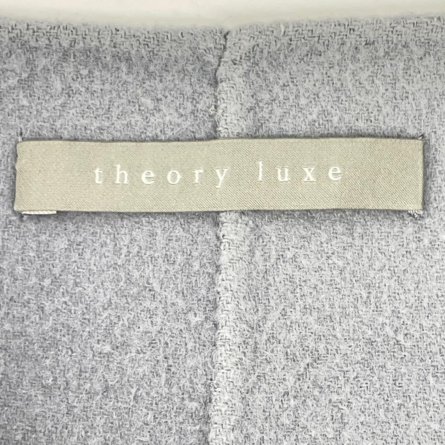 theory luxe セオリーリュクス 03-9309605 ライトブルー ウール×カシミヤ ダブルフェイスロングコート コート