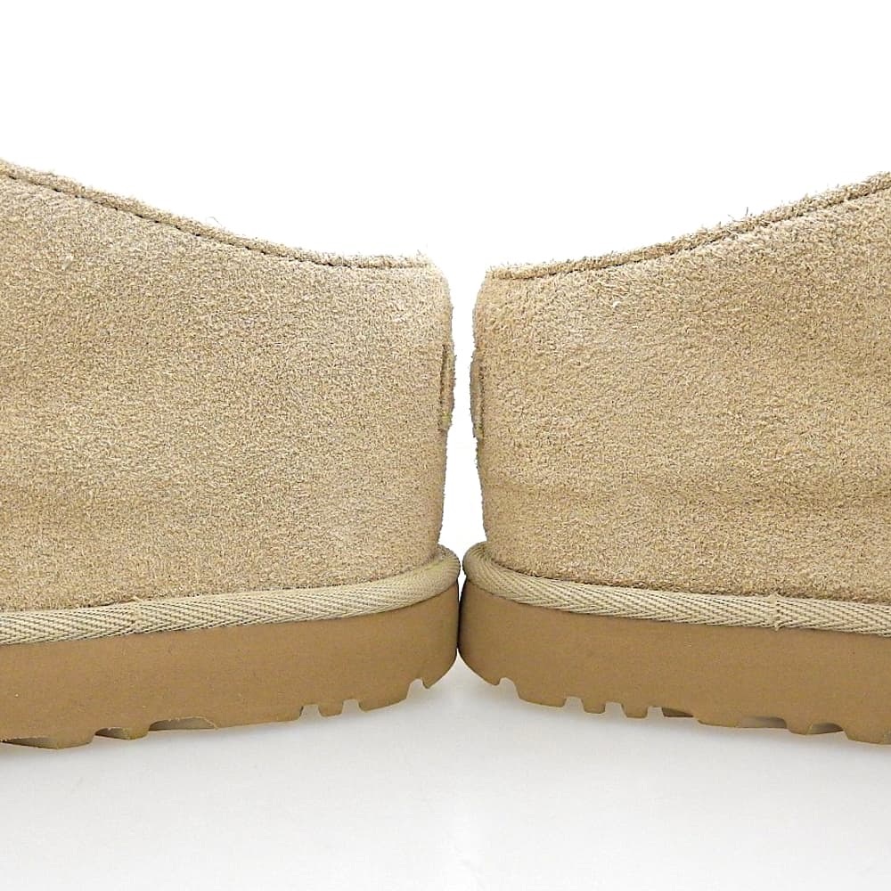 UGG アグ 美品 GOLDENSTAR HI MARY JANE ボリュームソール フラットシューズ レディース スエード ベージュ 22cm 1187514 シューズ