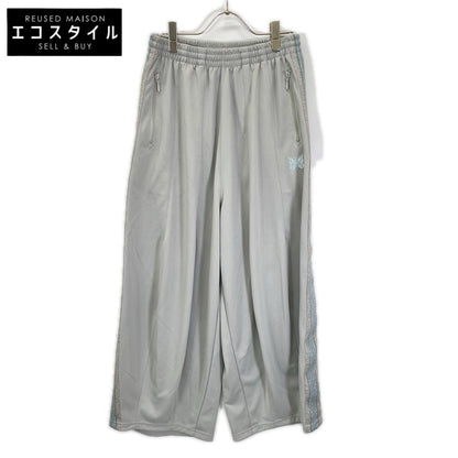 needles ニードルズ ×BEAMS BOY SX1516 グレー ポリエステル シルバーラメサイドライン ヒザデルトラックパンツ ボトムス