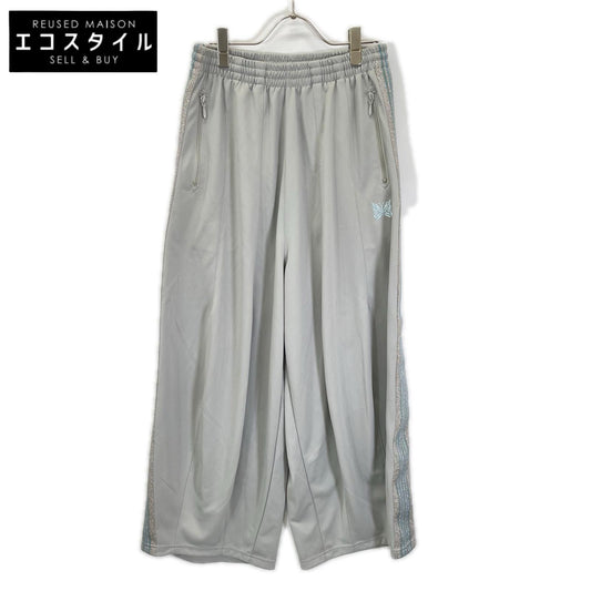 needles ニードルズ ×BEAMS BOY SX1516 グレー ポリエステル シルバーラメサイドライン ヒザデルトラックパンツ ボトムス
