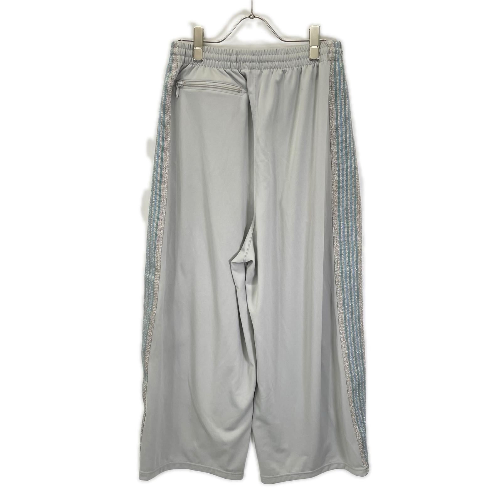 needles ニードルズ ×BEAMS BOY SX1516 グレー ポリエステル シルバーラメサイドライン ヒザデルトラックパンツ ボトムス