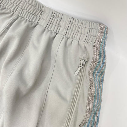 needles ニードルズ ×BEAMS BOY SX1516 グレー ポリエステル シルバーラメサイドライン ヒザデルトラックパンツ ボトムス