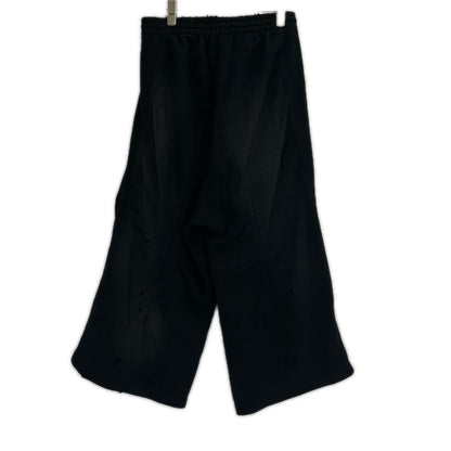 needles ニードルズ RW337 ブラック DECONSTRUCTED H.D.SWEAT PANT - COTTON FRENCH TERRY ボトムス