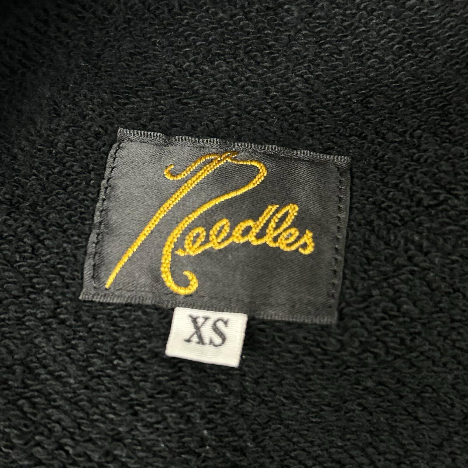 needles ニードルズ RW337 ブラック DECONSTRUCTED H.D.SWEAT PANT - COTTON FRENCH TERRY ボトムス