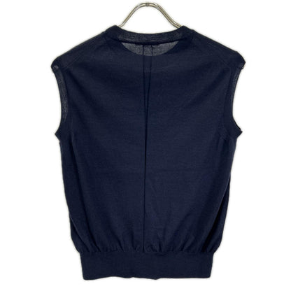 THE ROW ザ ロウ 5577-Y498 ダークネイビー カシミヤ100 BALHAM ニットベスト ベスト