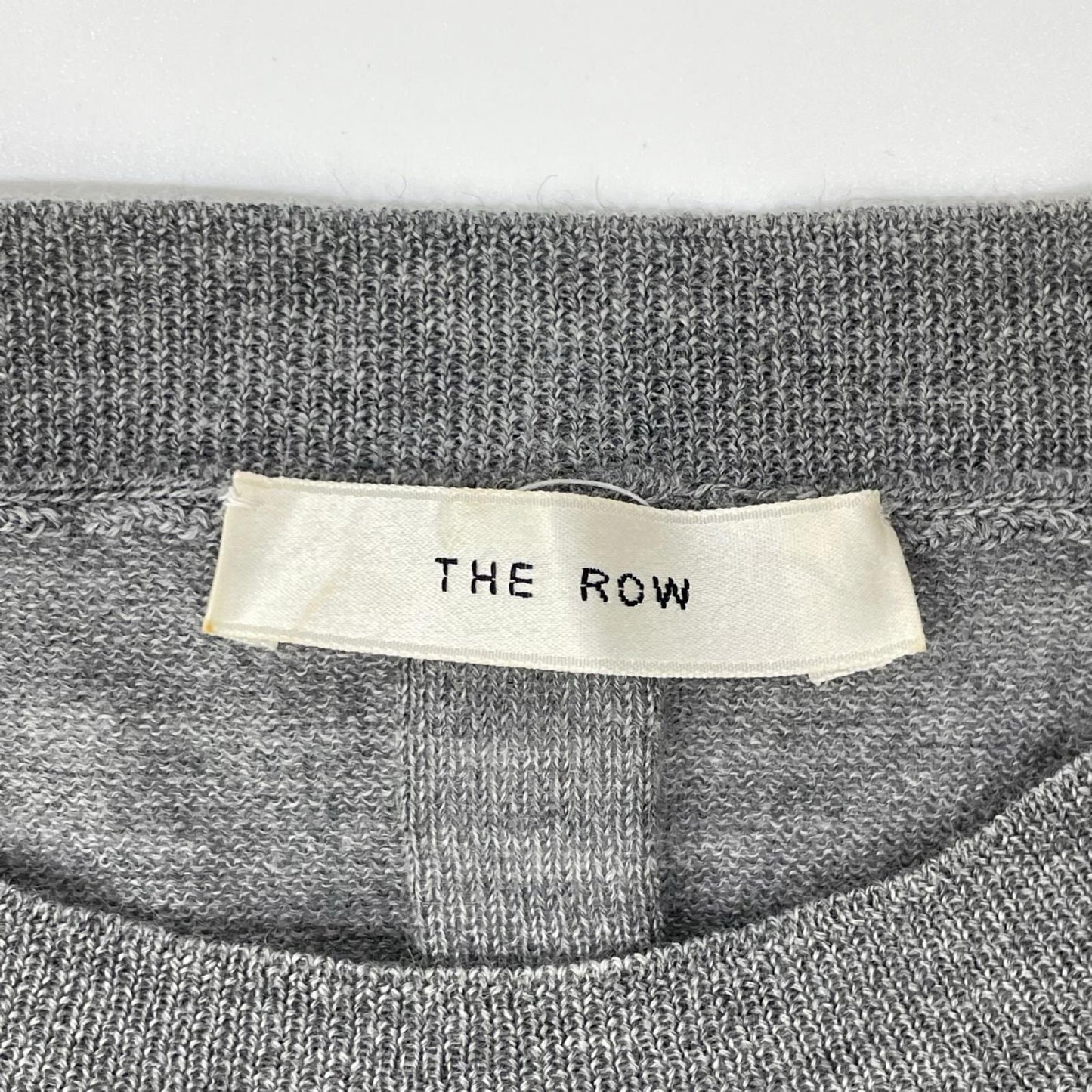 THE ROW ザ ロウ 5577-Y498 グレー カシミヤ100 BALHAM ニットベスト ベスト